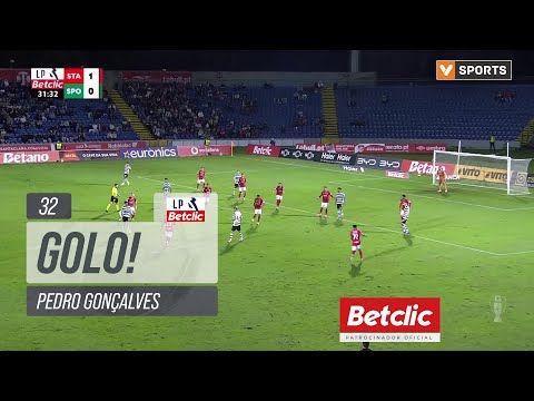 Golo Pedro Gonçalves: Santa Clara 1-(1) Sporting (Liga 25/26 #11)