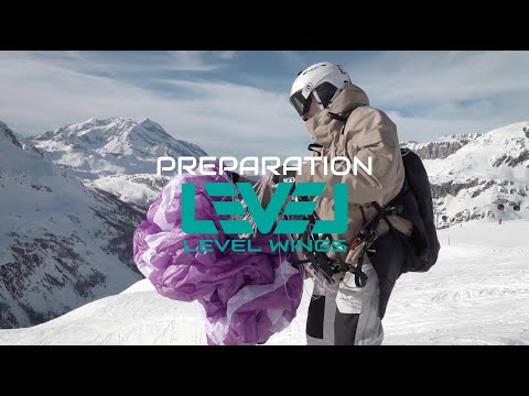 LEVEL WINGS - Speed riding - Preparation and takeoff