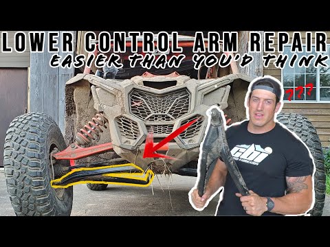 Easy Fix and Cheap Insurance | Can Am X3 Lower Control Arm Replacement