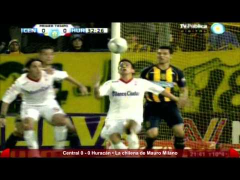 Central 0 - 0 Huracan - Chilena de Mauro Milano - www.laquemaweb.com.ar