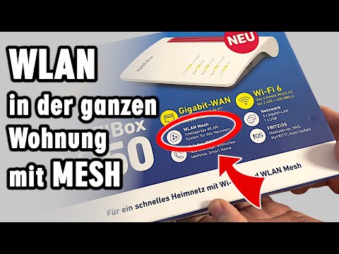 WLAN jetzt in der ganzen Wohnung mit Mesh in 5 Minuten - AVM Fritzbox verstärken - besserer Empfang