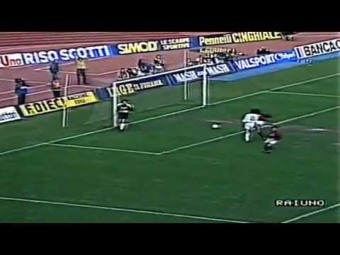 Serie A 1990-1991, day 23 Torino - Cagliari 1-1 (Francescoli, Policano)