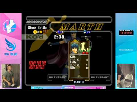 New Game+ XLII - BigFoig (Falco) vs YG | Sora (Marth) SSBM LQF