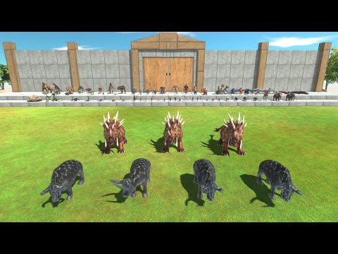3× HELLHOUND AND 4× GORGON VS EVERY FACTION - Animal Revolt Battle Simulator ARBS