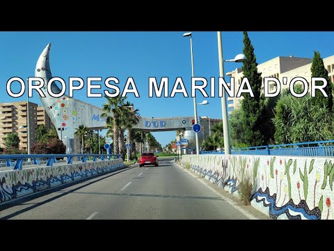 Oropesa del mar & Marina d'Or (Castellon, Valencia, Spain) Driving Tour 4K Scenic Drive