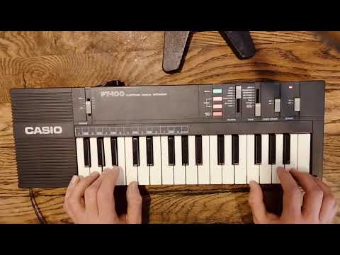 Immagine VINTAGE! Casio PT-100 Lo-Fi Synth 1980s Japan - 13