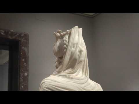 Isabel II-veiled, sculpture in Prado museum, Madrid. Unbelievable.