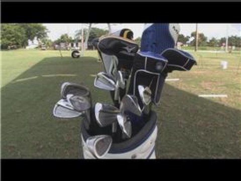 Part of a video titled Golf Tips : How to Arrange a Golf Bag - YouTube