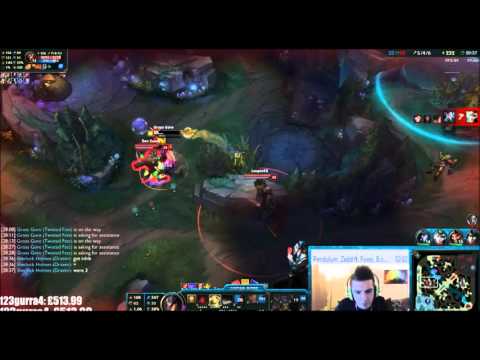 Appropriate beat drop at Gross Gore's stream.