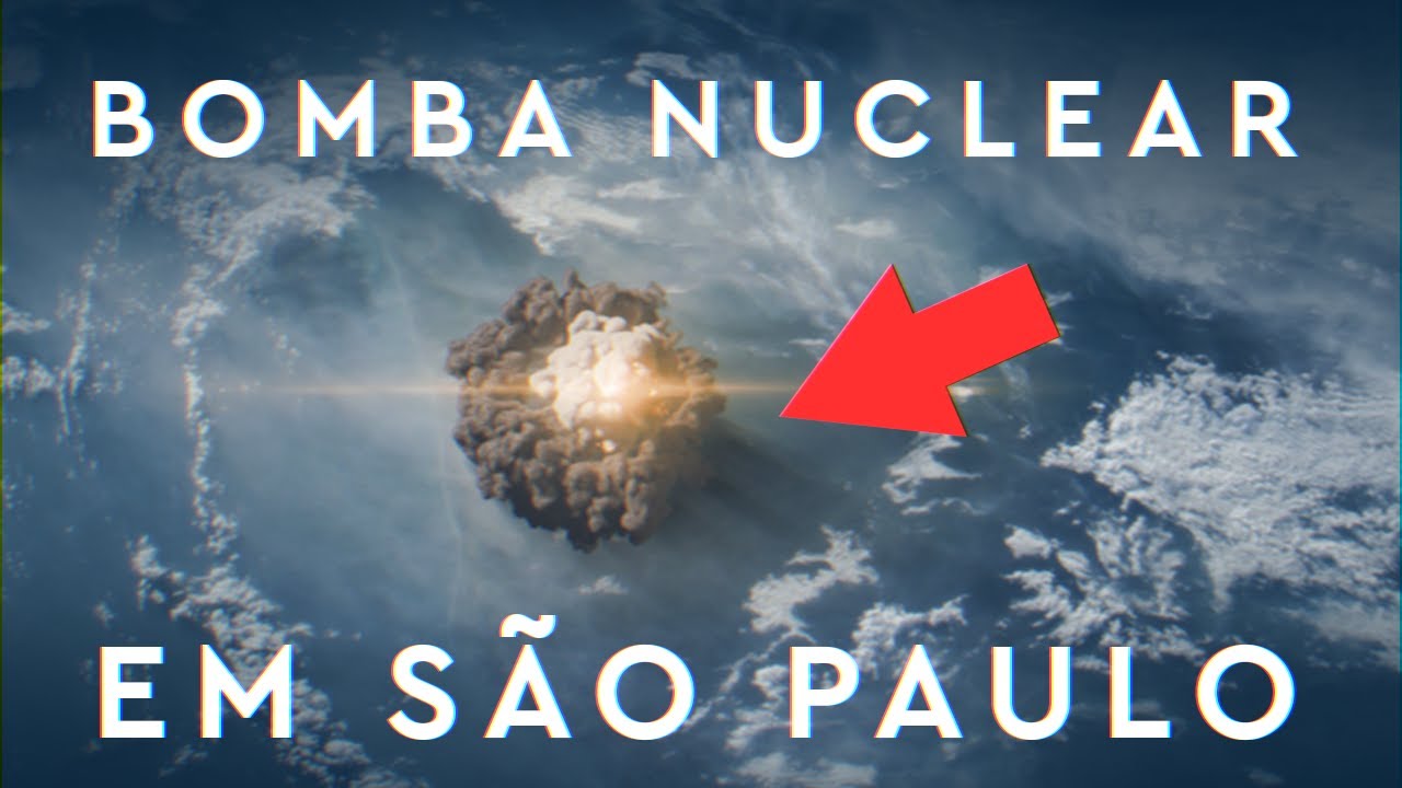 E se uma Bomba Nuclear EXPLODISSE em São Paulo?