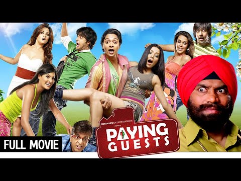 जॉनी लीवर कॉमेडी फिल्म | Paying Guests Hindi Full Movie | Johnny Lever Comedy | Shreyas Talpade