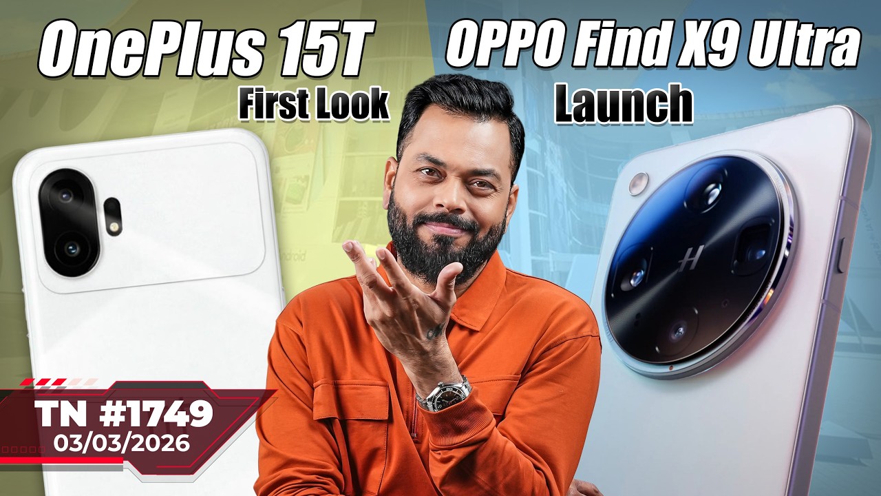 OnePlus 15T First Look, Honor Robot Phone, vivo X300 Ultra, iPhone 17e 🥲,OPPO Find X9 Ultra-#TTN1749
