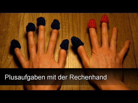 Plusaufgaben mit der Rechenhand