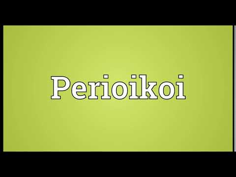 Perioikoi Meaning | Wordogram
