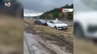  TEM Otoyolu’nda 10 Araçlı Zincirleme Kaza 6 Yaralı