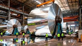 How Aluminum Becomes Foil 6 Microns Thin at Europe's Largest Factory