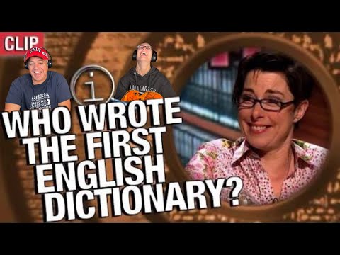 QI - Who Wrote the First English Dictionary? REACTION