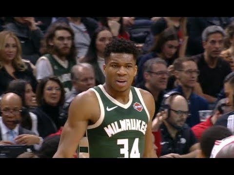 Giannis Antetokounmpo Highlights vs Raptors RS19G25 - 19 Pts, 19 Rebs, 6 Asts (09.12.18)