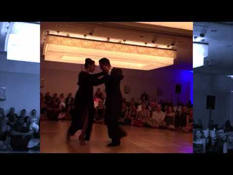  Eduardo Villalba  and  Paola Bordon  are  dancing  to  the  tango  "  Todo es amor  "  by  Fulvio Salamanca  at  Chicago Tango Week
