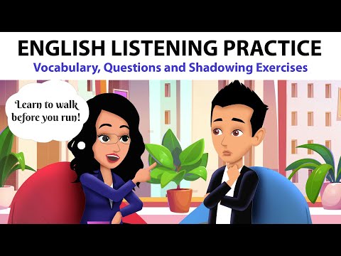 英語聽力練習 - 詞彙、問題和跟讀 (English Listening Practice - Vocabulary, Questions and Shadowing)