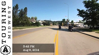 preview picture of video 'Riding into downtown Sturgis 2014'