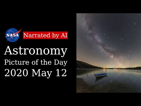 APOD: 2020-05-12 - Lyrid Meteors from the Constellation Lyra (Narrated by Amy)