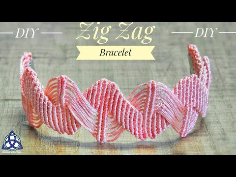 Macrame Bracelet with Beads Tutorial Easy Jewelry Making