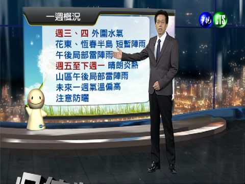 2013.07.29華視晚間氣象 吳德榮主播