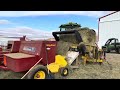 Kuhns 1024 Operating In Hay Rebale Process