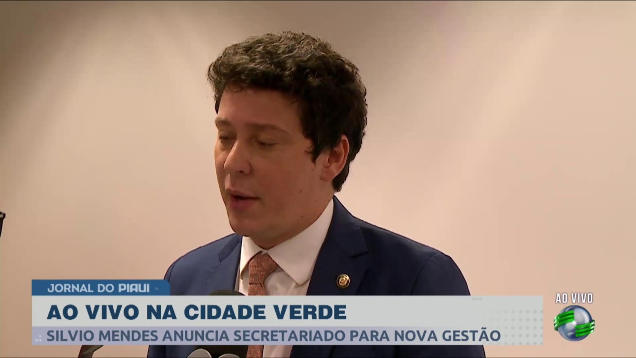 Ao vivo: prefeito eleito de Teresina Silvio Mendes anuncia secretariado