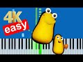 CBeebies Get Set Go Song Slow Easy Medium Piano Tutorial 4K