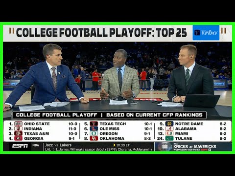 2025 College Football Playoff Rankings Show - 11/18/25