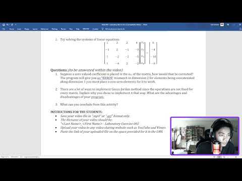 NM laboratory exercise 02