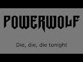 Powerwolf Sanctified With Dynamite Lyrics