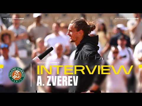 Zverev Round 3 post-match interview | Roland-Garros 2025
