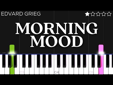 Edvard Grieg - Morning Mood | EASY Piano Tutorial