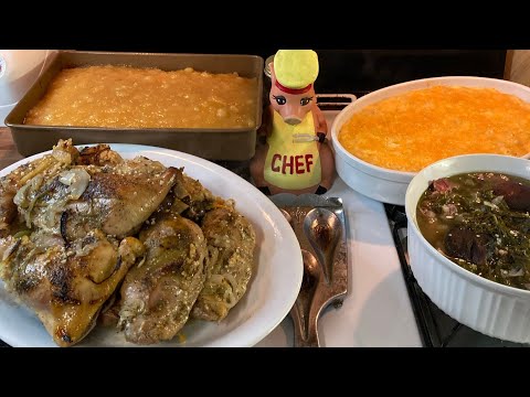 OLD SCHOOL BAKED CHICKEN 🐔(THIGHS AND LEGS) (SUNDAY DINNER RECIPE IDEAS 💡 SEGMENT )