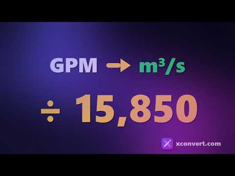 M3 S To Gpm