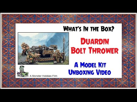 What's in the Box? Games Workshop Duardin Bolt Thrower - A Model Kit Unboxing Video