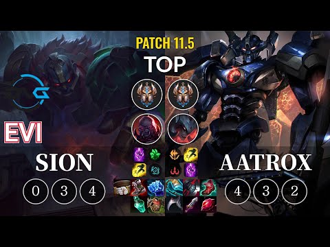 DFM Evi Sion vs Aatrox Top - KR Patch 11.5