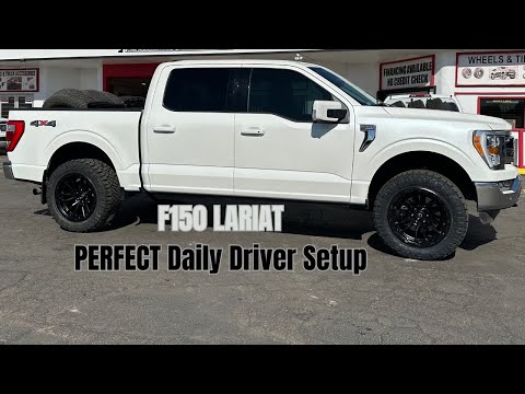 2021 Ford F150 Lariat 2" Leveled on 33s and Fuel Rebels | PERFECT Daily Driver Package