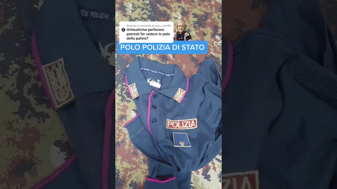 Polo Polizia di Stato divisa militare rimini