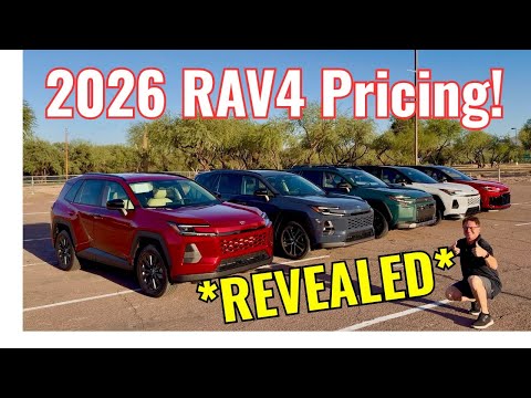 *REVEALED* 2026 Toyota RAV4 Pricing for All Trims! 2026 vs 2025!