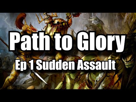 Knights Excelsior vs Kruelboyz Age of Sigmar Path to Glory Campaign Episode 1