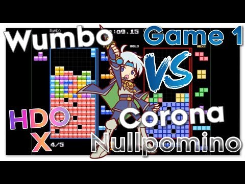 Wumbo vs Corona HDO X - Nullpomino (Blockbox) Game 1
