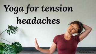 Yoga for tension headaches | neck & shoulder release | self-massage | 20minute practice