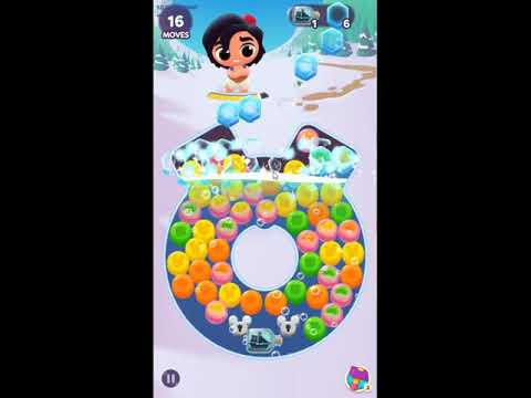 Disney Getaway Blast Level 91 - NO BOOSTERS + JASMINE UNLOCKED ✈️🏝️ | SKILLGAMING ✔️