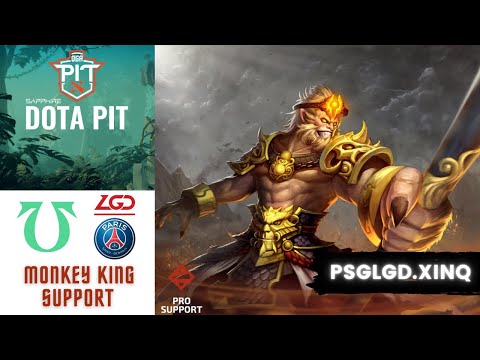 DOTA 2 PRO SUPPORT MONKEY KING / PSGLGD.XINQ / GAMEPLAY / UNDYING vs PSGLGD / OGA DOTA PIT INVIT.