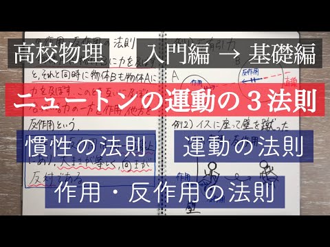 ニュートンの運動法則について詳しく解説