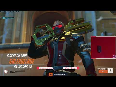 POTG! 22K DMG! THIS IS HOW TOP 500 TRACKING SOLDIER 76 LOOKS LIKE - GALE SOLDIER 76 OVERWATCH 2
